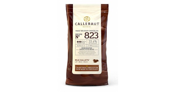 Шоколад молочный без сахара 33 9% Callebaut